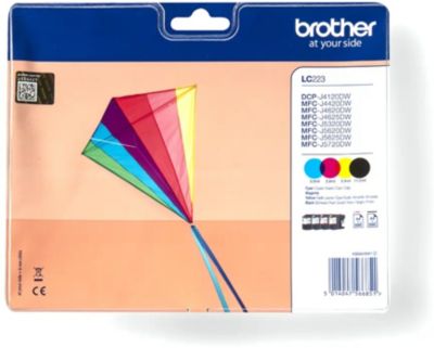 Brother LC223C Cyan - Cartouche encre Compatible pas cher