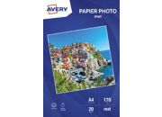 Papier photo AVERY 20 Photos mates A4 170g/m*2