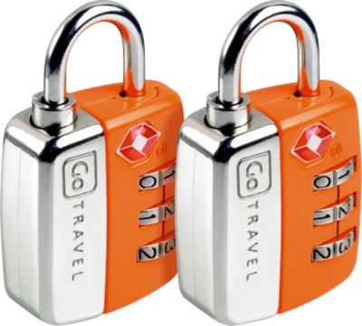 Cadenas GO TRAVEL Cadenas TSA à code (set de 2)2 couleurs Cadenas GO TRAVEL Cadenas TSA à code (set de 2)2 couleurs