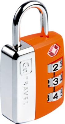 Cadenas GO TRAVEL Cadenas TSA - Gros chiffres  2 couleurs