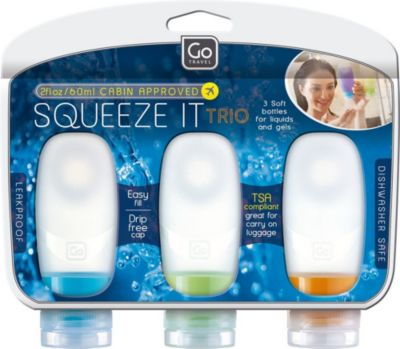 Bouteilles cabine GO TRAVEL Mini pour cabine souples x4