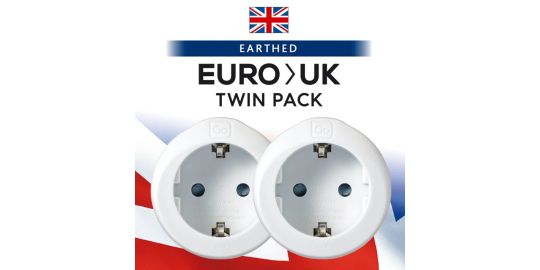 Adaptateur secteur GO TRAVEL Europe vers Angleterre