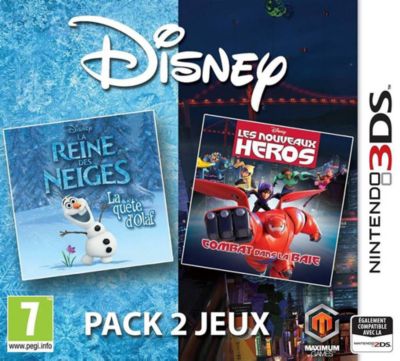 Jeu 3DS DISNEY Disney 2 jeux : La RDN + Les Nvx Héros