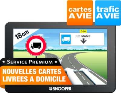 Audeo 77 PL - GPS Poids Lourds écran 7'' (avec info trafic et mises à jour)