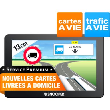 GPS SNOOPER Truckmate PL5400 Dashcam intégrée 5''