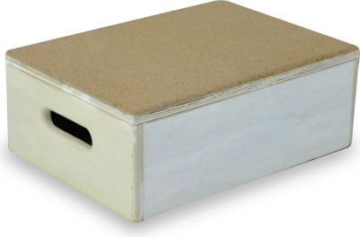 Masseur corps AIDAPT Marchepied en bois 15 cm - avec revêteme