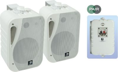Enceinte Multiroom E-AUDIO B417 à 3 voies de 5,25 pouces - Blanc