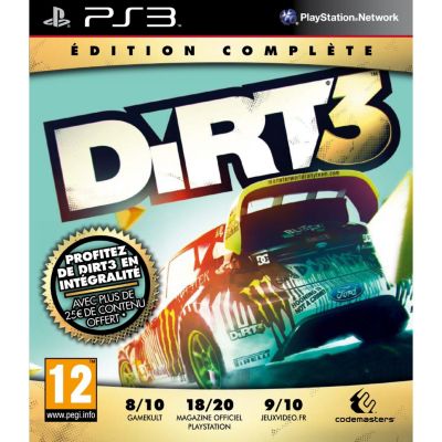 Jeu PS3 NAMCO Dirt 3 complete edition Reconditionné