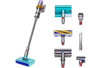 Aspirateur laveur Dyson V15s detect submarine