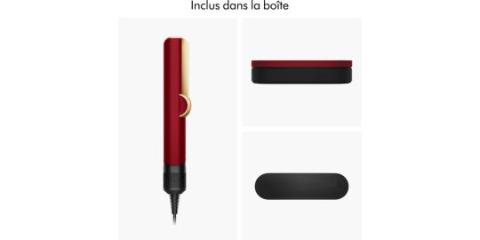 Lisseur DYSON Airstrait Edition Velours Rouge et Or
