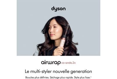 Fer multistyle DYSON Airwrap Co-anda 2x Cheveux bouclés à frisés Rose Céramique