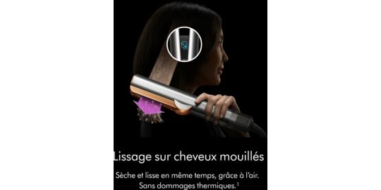Lisseur séchant DYSON Airstrait Rose Céramique