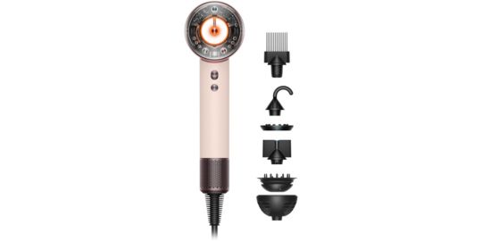 Sèche cheveux DYSON Supersonic Nural cheveux bouclés à frisés Rose Céramique