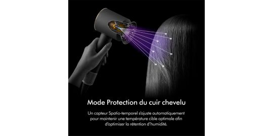 Sèche cheveux DYSON Supersonic Nural cheveux bouclés à frisés Rose Céramique