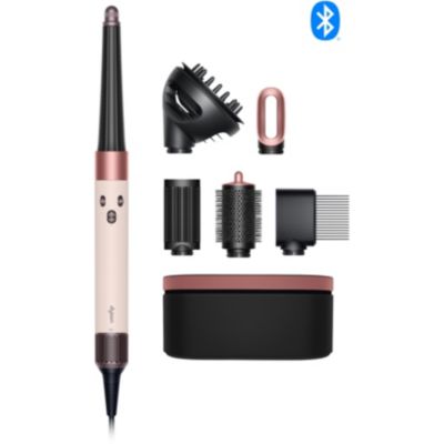 Location Fer multistyle DYSON Airwrap i.d Bouclés à frisés Rose Céramique