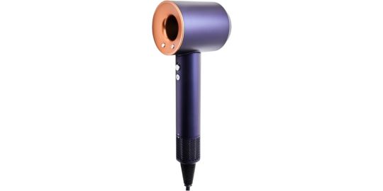 Sèche cheveux DYSON Supersonic cheveux raides à ondulés bleu de prusse cuivré