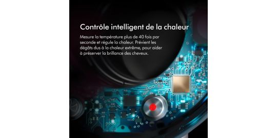 Sèche cheveux DYSON Supersonic cheveux raides à ondulés bleu de prusse cuivré