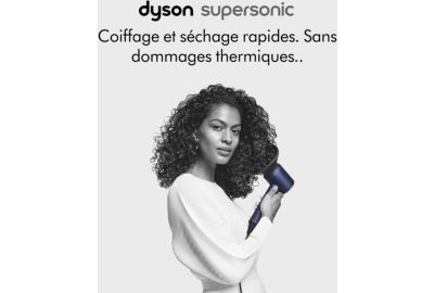 Sèche cheveux DYSON Supersonic cheveux bouclés à frisés -  bleu de Prusse cuivré
