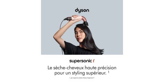 Sèche cheveux DYSON Supersonic R cheveux raides à ondulés rose céramique