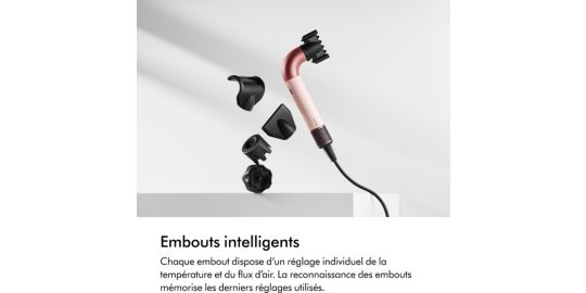 Sèche cheveux DYSON Supersonic R cheveux raides à ondulés rose céramique