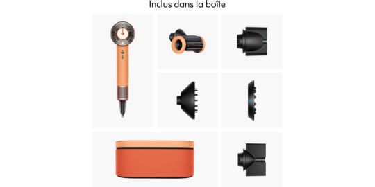 Sèche cheveux DYSON Supersonic Nural cheveux raides à ondulés Céramique Abricot