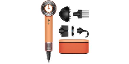 Sèche cheveux DYSON Supersonic Nural cheveux bouclés à frisés Céramique Abricot