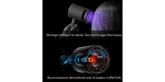 Sèche cheveux DYSON Supersonic Nural cheveux bouclés à frisés Céramique Abricot