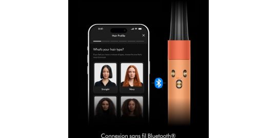 Fer multistyle DYSON Airwrap i.d. cheveux bouclés à frisés Céramique Abricot