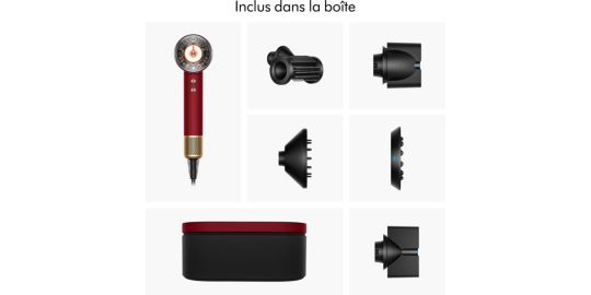 Sèche cheveux DYSON Supersonic Nural T1T2 Edition Rouge et O