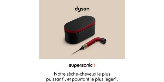 Sèche cheveux DYSON Supersonic R cheveux raides à ondulés Edition Rouge et Or, édition spéciale fête des mères