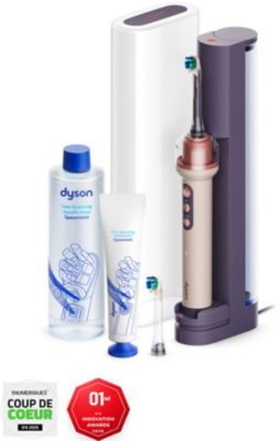 Brosse à dents électrique DYSON CameraJet avec jet interdentaire, Rose Céramique