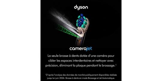 Brosse à dents électrique DYSON CameraJet et starter Kit Rose