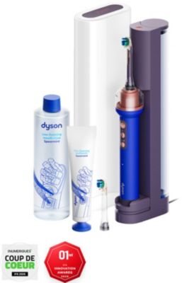 Brosse à dents électrique DYSON CameraJet avec jet interdentaire, Céramique Ultra bleue