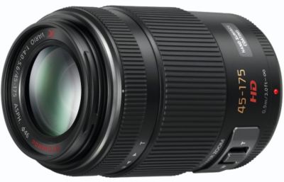 Objectif pour Hybride PANASONIC 45-175mm f/4-5.6 PZ OIS noir Lumix G X