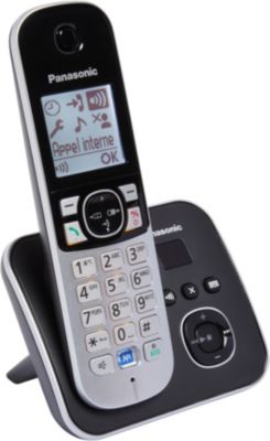 Téléphone fixe sans fil avec répondeur KX - TGD320FRG