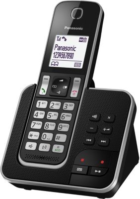 Téléphone solo avec répondeur ALCATEL F860 Voice noir - Electro Dépôt