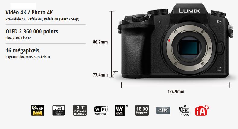 Panasonic Lumix DMC-G7