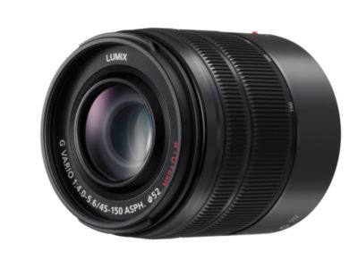Objectif pour Hybride PANASONIC 45-150mm f/4-5.6 noir OIS Lumix G Vario