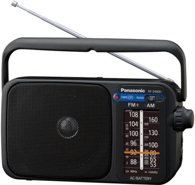 Radio fm analogique portable, fonctionnant sur piles, prise casque