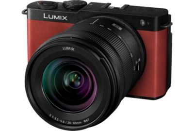 Appareil photo Hybride PANASONIC FULL FRAME Lumix S9 ROUGE +Optique 20-60