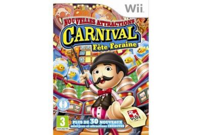Jeu Wii TAKE 2 CARNIVAL NOUVELLES ATTRACTIONS Jeu Wii TAKE 2 CARNIVAL NOUVELLES ATTRACTIONS