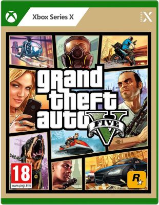 Jeu Xbox ROCKSTAR GAMES GTA V XBOX Series Jeu Xbox ROCKSTAR GAMES GTA V XBOX Series