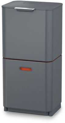 Poubelle tri sélectif JOSEPH JOSEPH Totem Max 60L Graphite