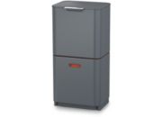 Poubelle tri sélectif JOSEPH JOSEPH Totem Compact 40L Graphite