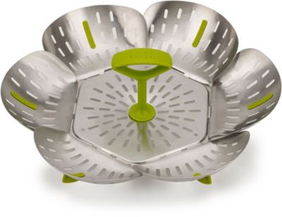 Panier vapeur JOSEPH JOSEPH Bloom Steel pliable en inox vert