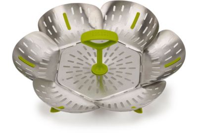 Panier vapeur JOSEPH JOSEPH Bloom Steel pliable en inox vert