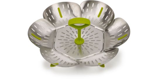 Panier vapeur JOSEPH JOSEPH Bloom Steel pliable en inox vert