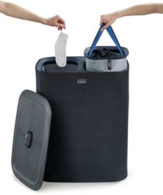 Panier à linge JOSEPH JOSEPH 90 litres noir