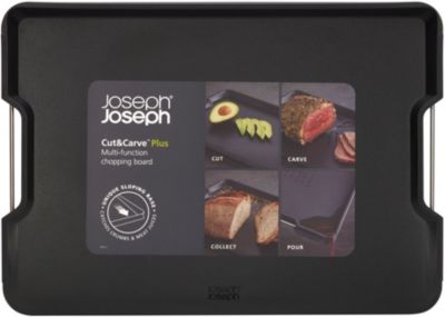 Planche à découper JOSEPH JOSEPH Cut&Carve Plus Large noir