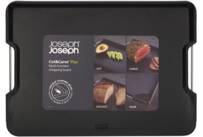 Planche à découper JOSEPH JOSEPH Cut&Carve Plus Large noir